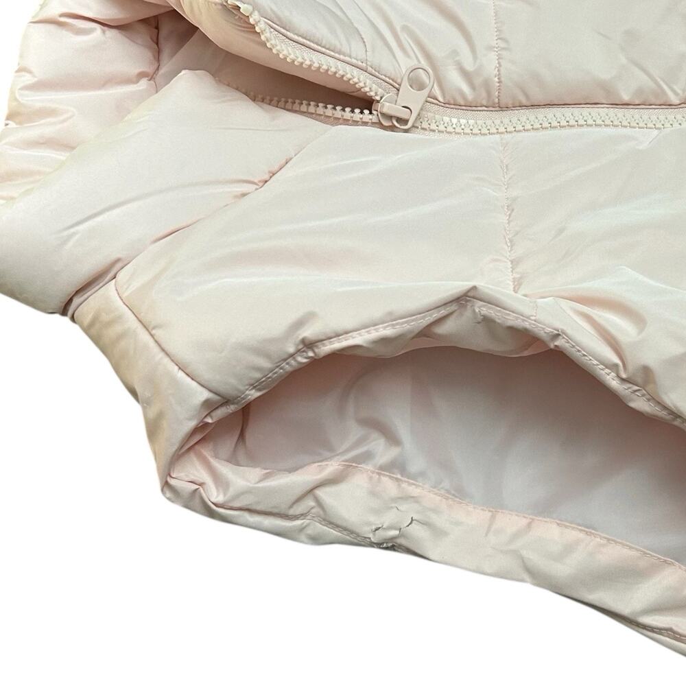NWT Gianni Bini GB Girls Sz Xl Light Pink Quilted Puffer Vest Sleeveless Jacket - Picture 8 of 9